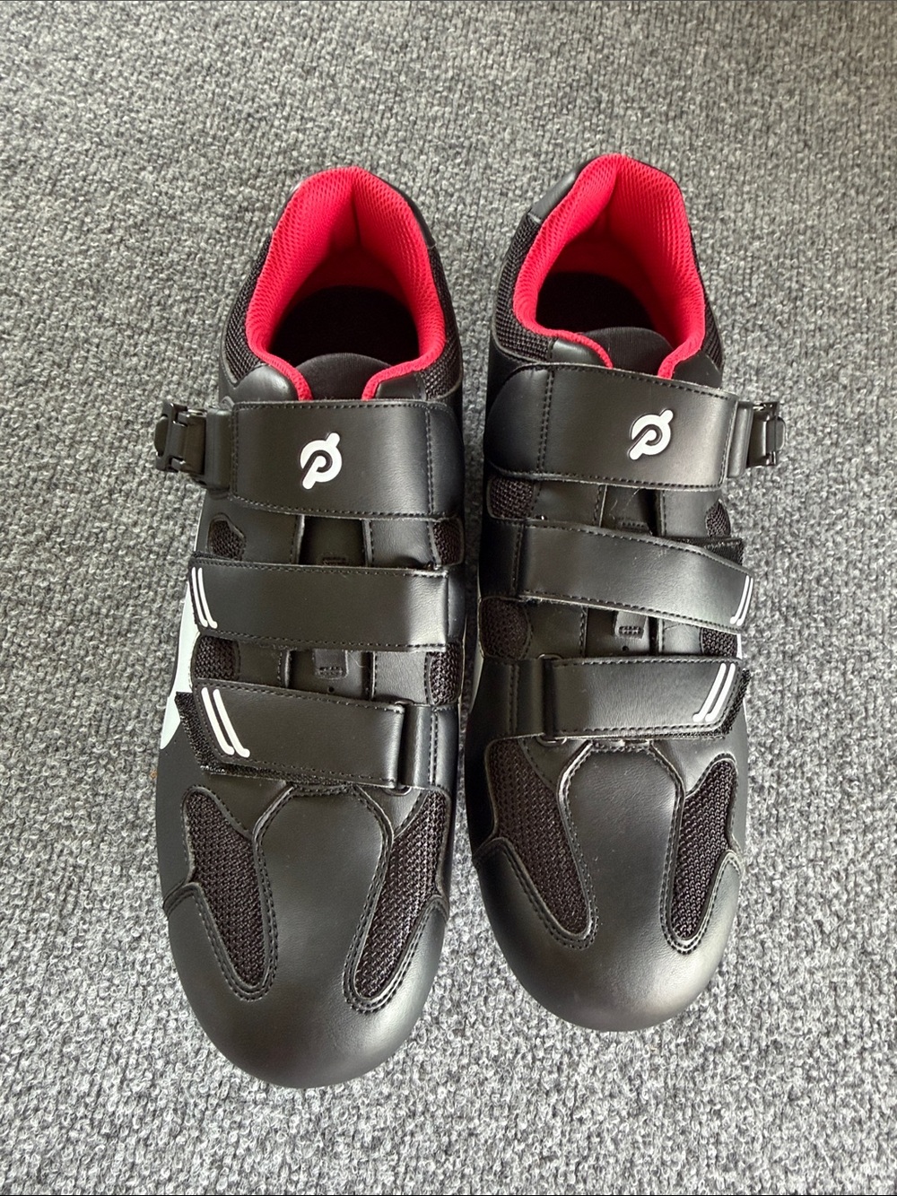 Peloton Cycling Shoes EU 47 US Men’s‎ 13 Black, White and Red
